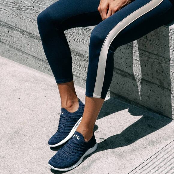 APL Techloom Wave Navy White Sneakers - Picture 1 of 10